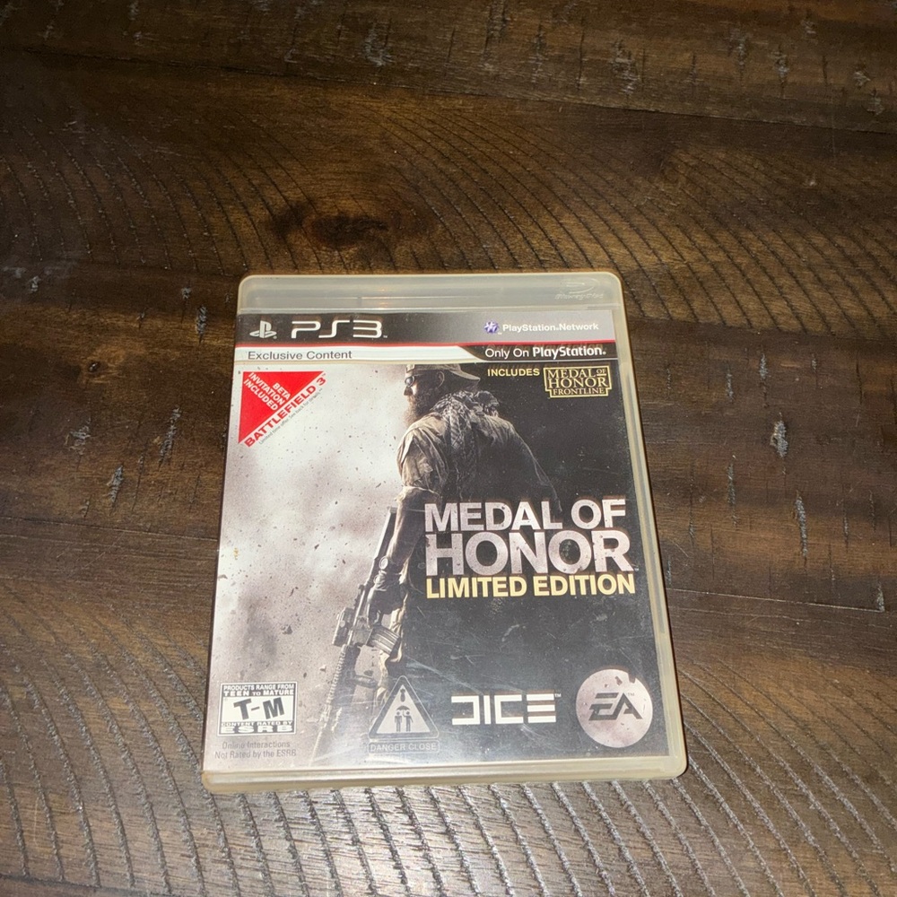 Medal of Honor: Limited Edition (Sony PlayStation 3, 2010) – Complete, Tested